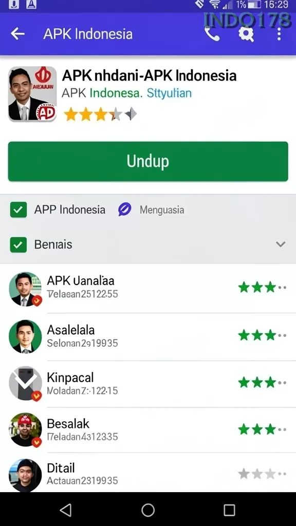 Cuplikan layar KILAT77 — aktivitas