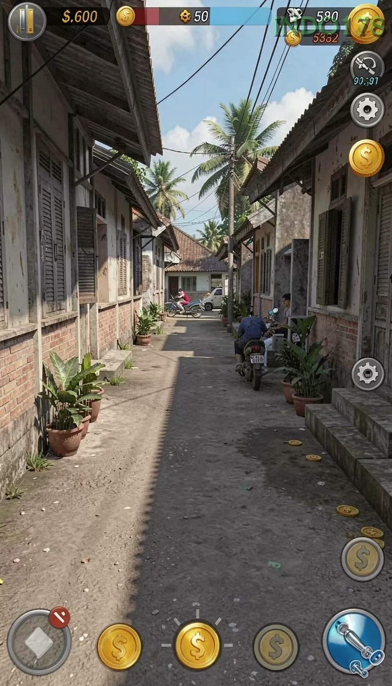 Cuplikan layar BATAK5D — menu navigasi
